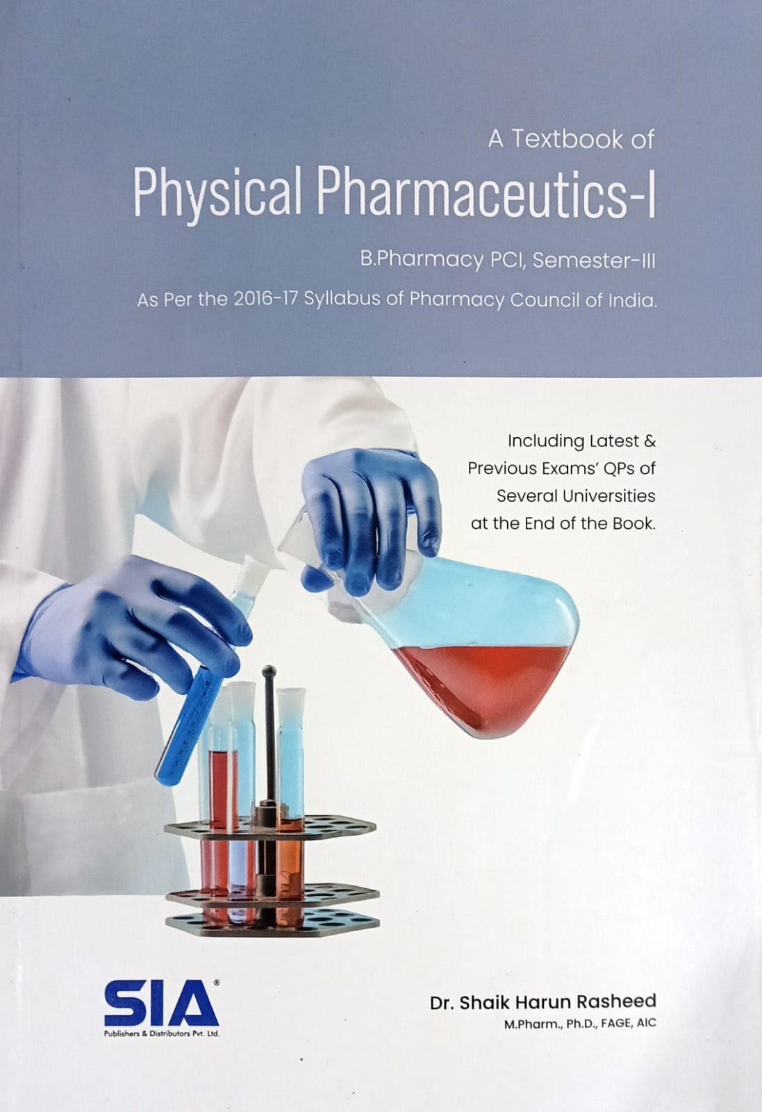 A Textbook of Physical Pharmaceutics-I